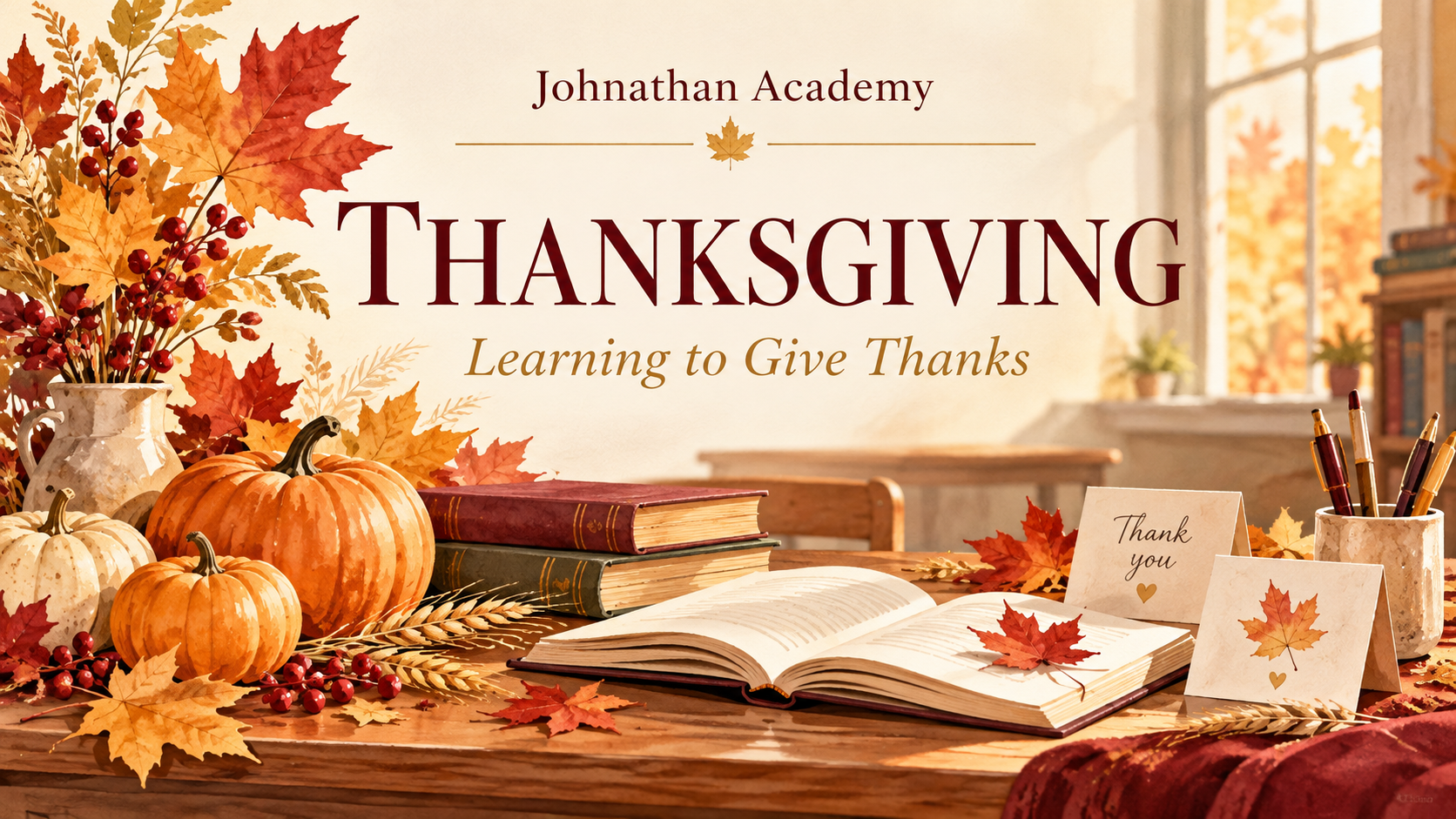 Learning to Give Thanks: Thanksgiving at Our Monday Morning Assembly